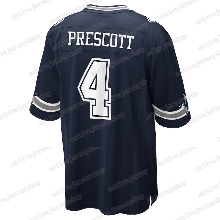 Ceedee Lamb 88 Dak Prescott 4 Trevon Diggs 7 Micah Parsons 11 Jake Ferguson 87 22 E.Smith Aubrey Personalized Customized Football Jerseys Custom Any N