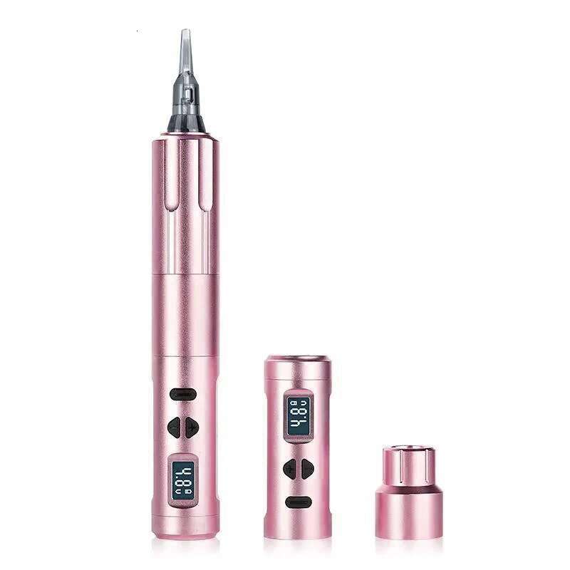 Professional K6003 hine 3.5mm Stroke Wired Wireless Dual Mode Tattoo Pen Hollow Cup Motor for Permanent Makeup