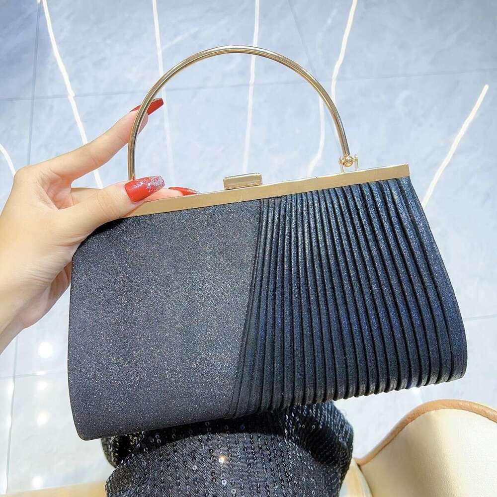 New Sparkg Handbag With Diagonal Straddle Evening Dress KTV Party Banquet Bag Celebrity Large Capacity Women's Bags