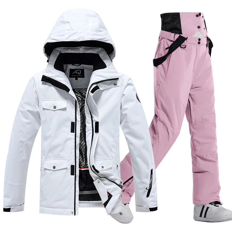 2025 High Quality Winter Suit Women Brands Ski Jacket And Pant Super Warm Windproof Waterproof Female Skiing Snowboard Clothing
