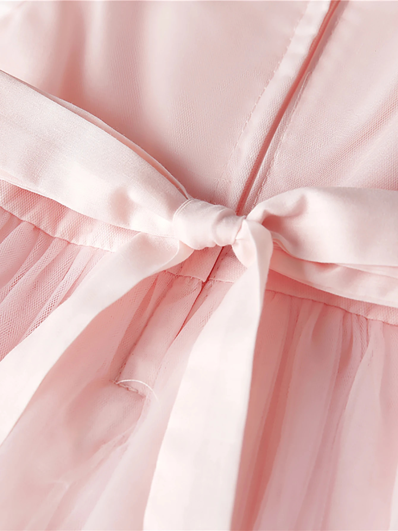 Baby Girls Baptism Christening Infant Pageant Dress Pink Bridesmaid Dress Kids Birthday Clothes 250107