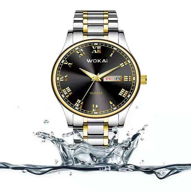 High-looking Casual Sports Watch Multi-functional Fully Automatic Quartz Watch Dual Calendar Luminous Waterproof Mens WatchesX250107