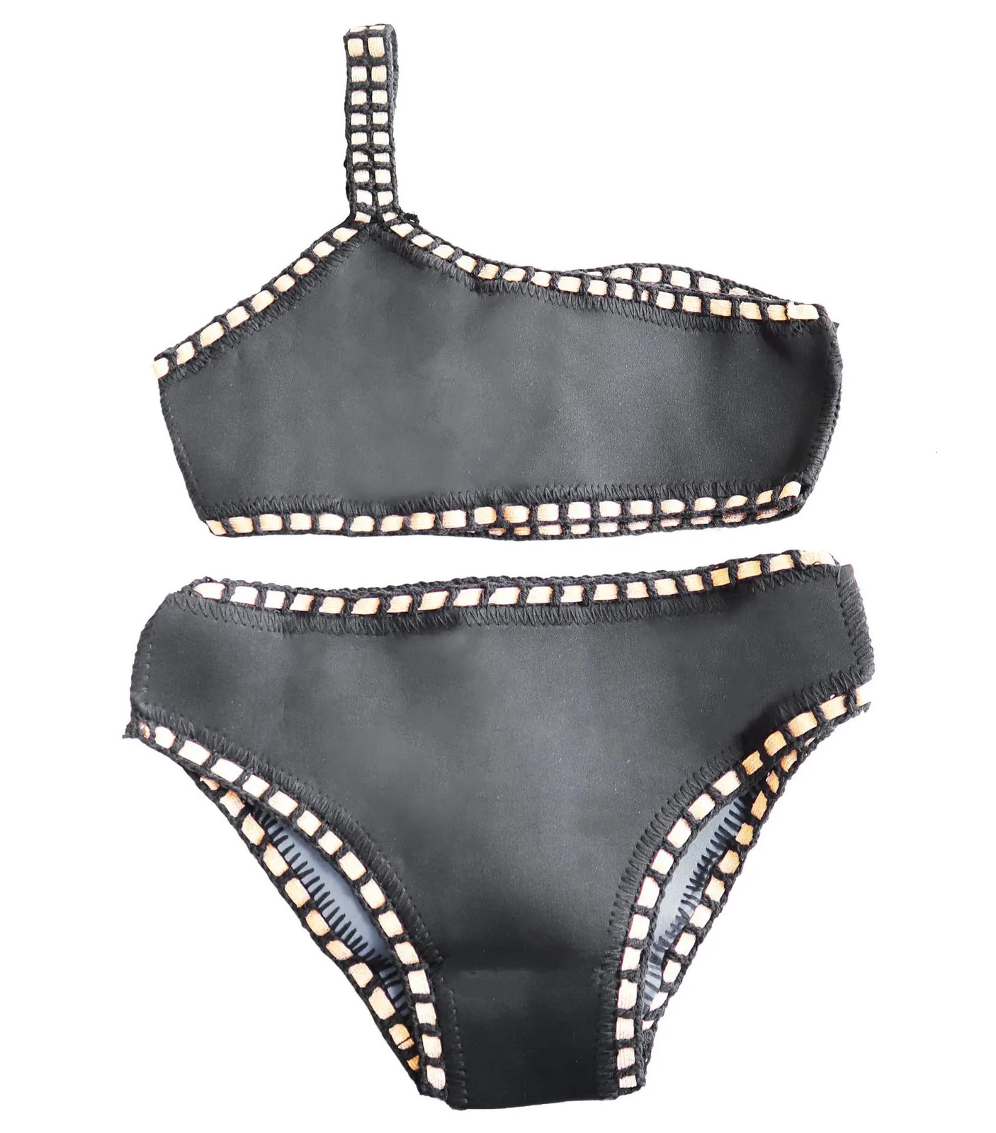 Micro Bikini Women Handmade Crochet Knit Swimwear Halter Patchwork Bathing Suit Swimsuit Biquini Thong Bikini traje de bano 250106