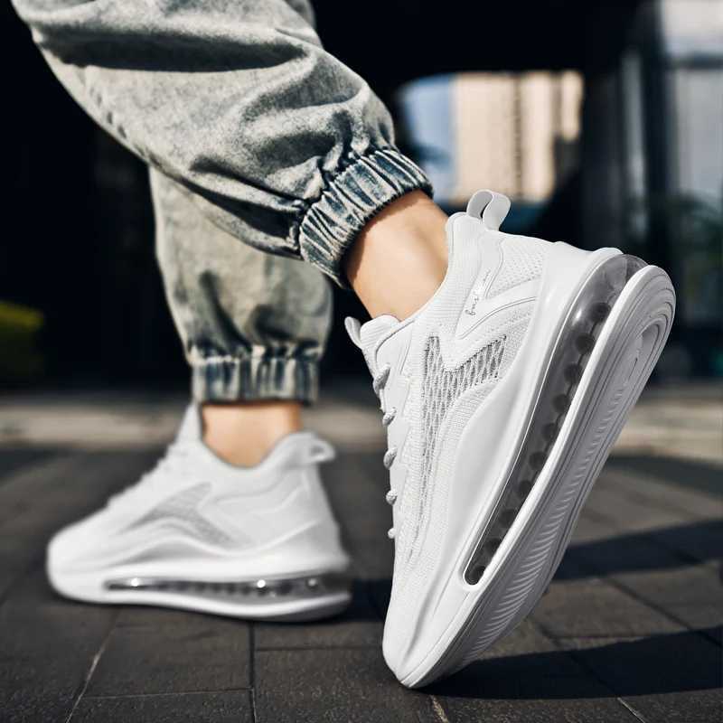 Large Size Air Cushion Running Shoes Men Summer Mesh Leisure Sneakers Men Versatile Outdoor Sports Walking Shoes M Footwear Z250411