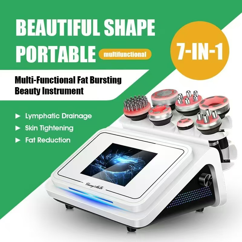 7 in 1 80K Cavitation Ultrasonic Body Slimming Machine Cavitation Cellulite Removal Machine Rf Fat Lipo Cavitation slimming