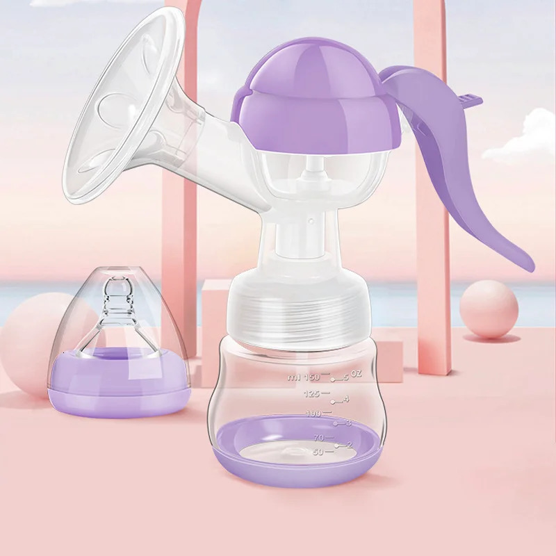 Manual breast pump for pregnant women 2in1 multifunctional pumpcan be used as a feeding bottlefood grade PP material 241230