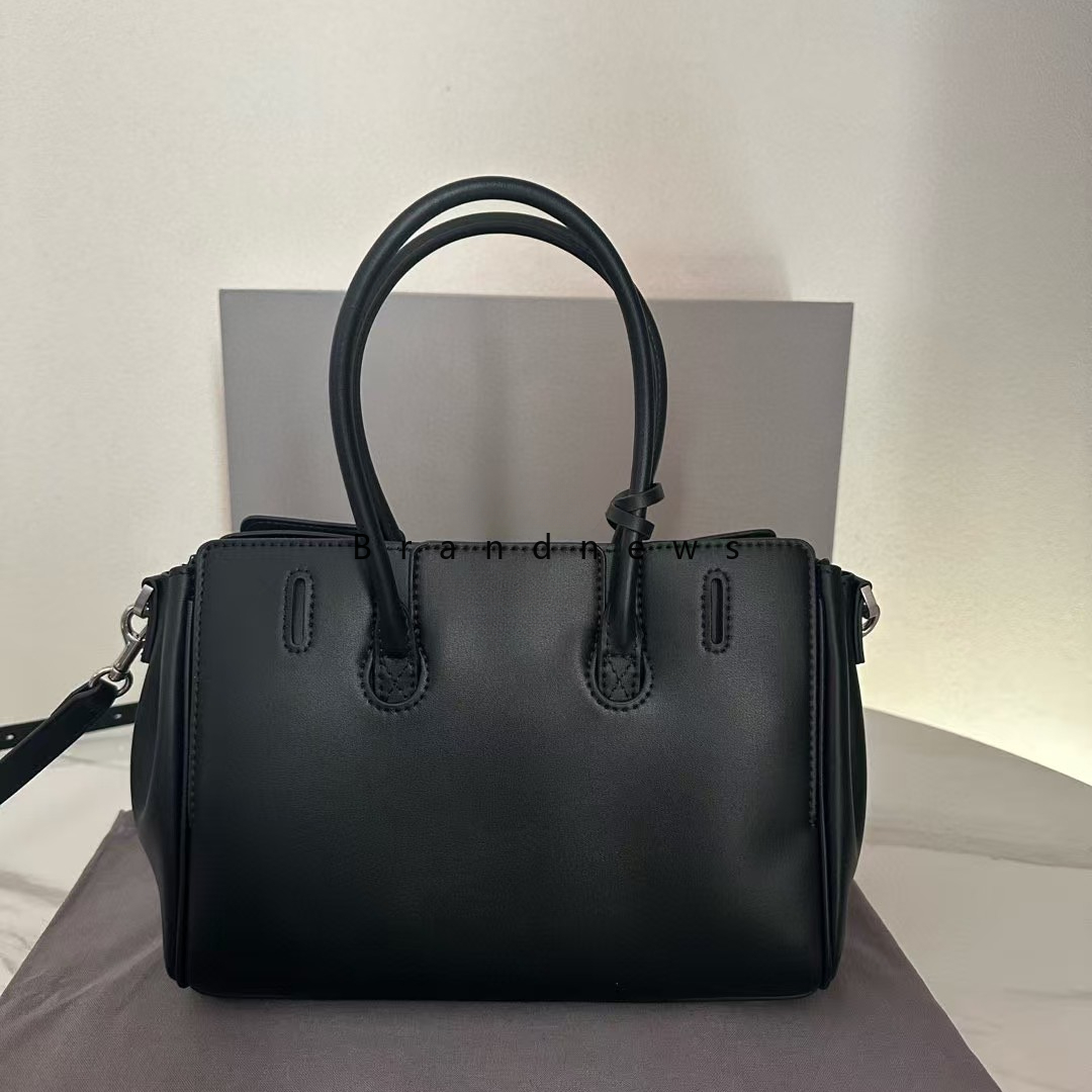 Real Leather Shoulder | Mini BEL Tote, Designer Handbag For Women, Work Bag, Large Capacity, Crossbody, Street Fashion Buckle Wing Bag With Key Ring