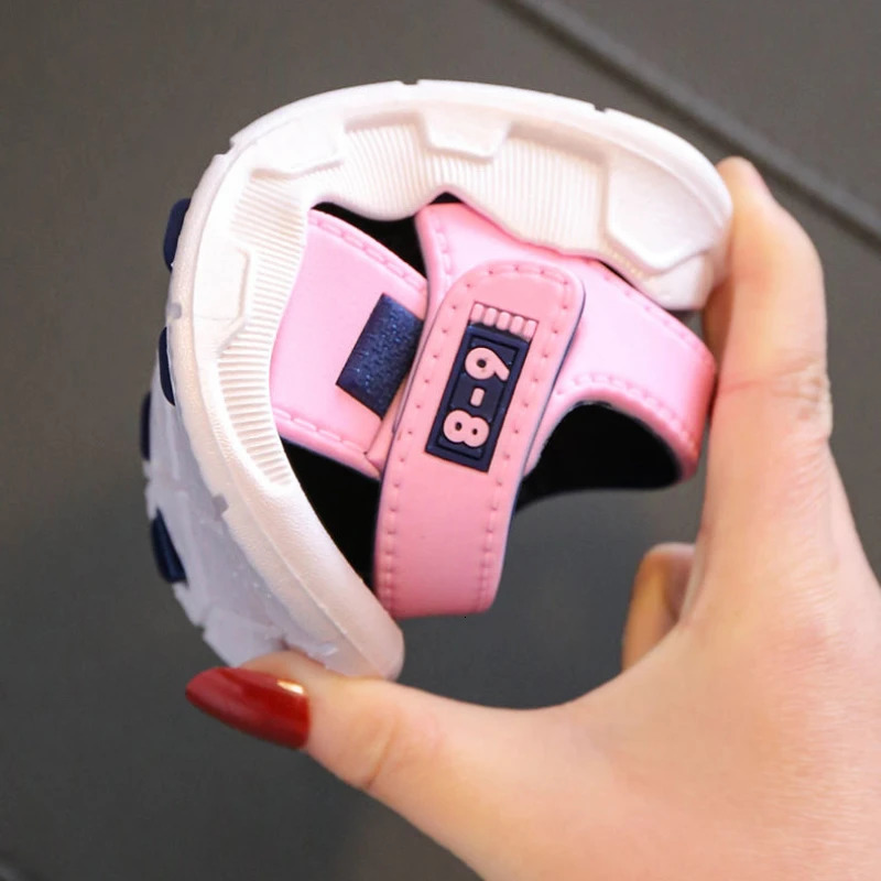 Summer Kids Sandals Baby Girls Shoes Boy Soft Sole Non-slip Rubber Boys Girls Sandals Toddler Childrens Shoes 2-10 Years 250106