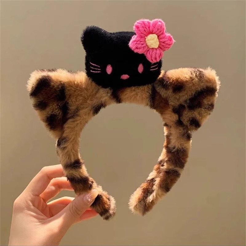 High head wide edge facial wash pressure hairpin children's sweet and fresh headband cute cartoon decoration hair accessory