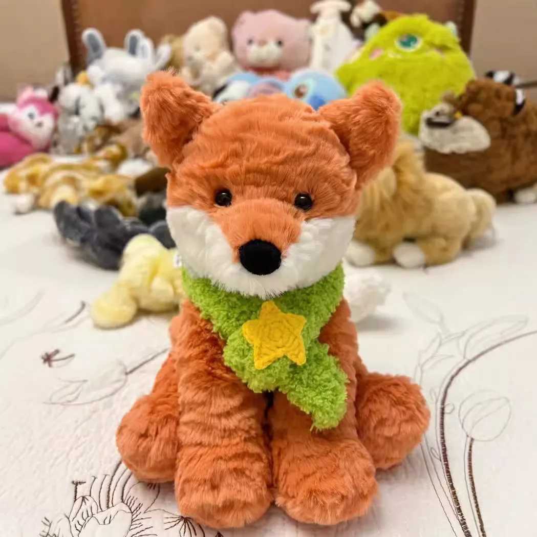 West Highland Dog Wave Fox Animal Series Doll Jelly Cat Holiday Gift Cute Plush Toys for Children and Girls W250107