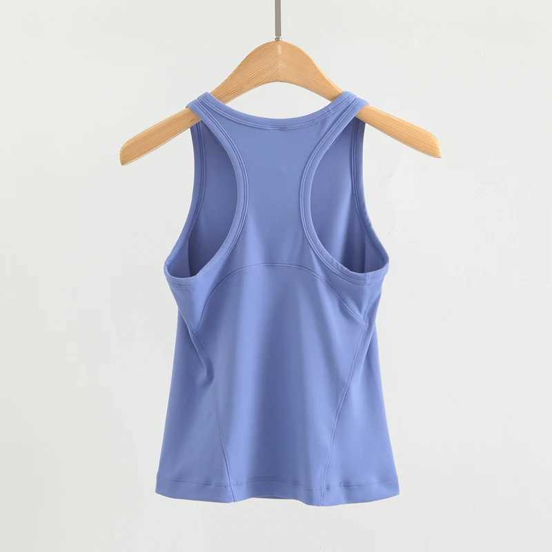 Dupe Womens Waist-Length Racerback Tank Top Buttery-soft Four-way Stretch Tight Fit Yoga Shirts Summer Breathable Sports VestXJ250106