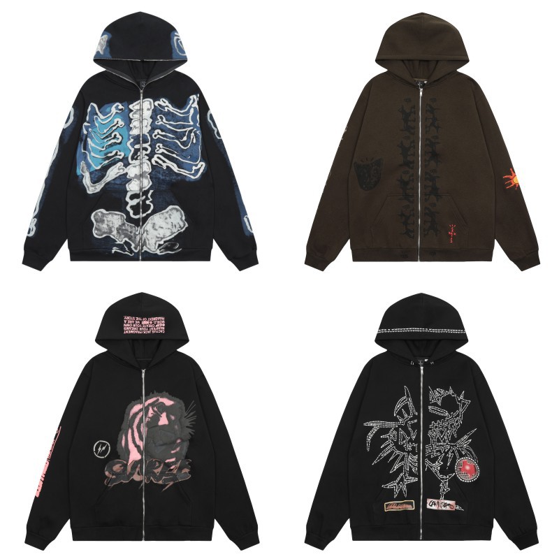 zipper hoodie designer sweater sweatshirt long sleeve women hoodie Streetwear Loose Hoodies Tops Clothing y2k mens designer hoodie graphic hoodie man Cardigan