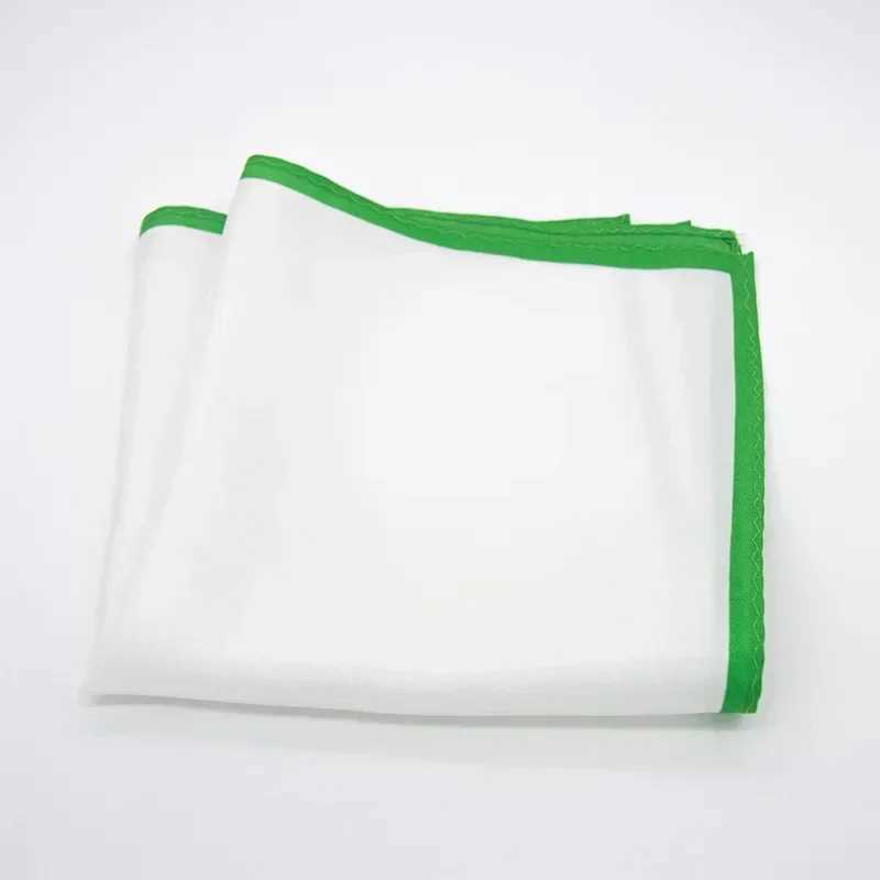 30 * 30cm silk pocket square mens flower solid color grid set pocket decoration handle W250107