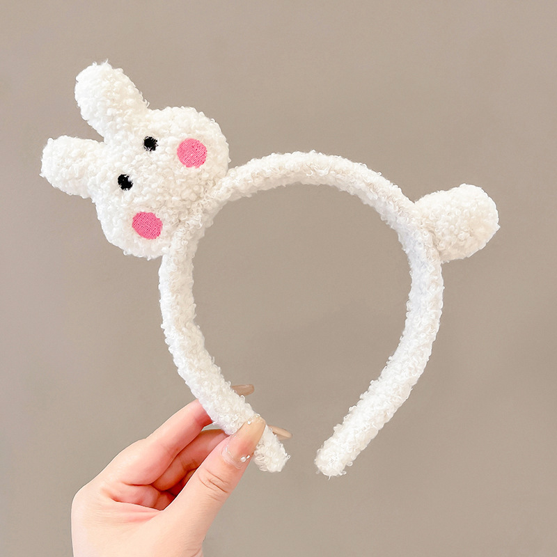 High head wide edge facial cleanser pressure hairpin sweet and fresh headband cute cartoon decoration hair accessory