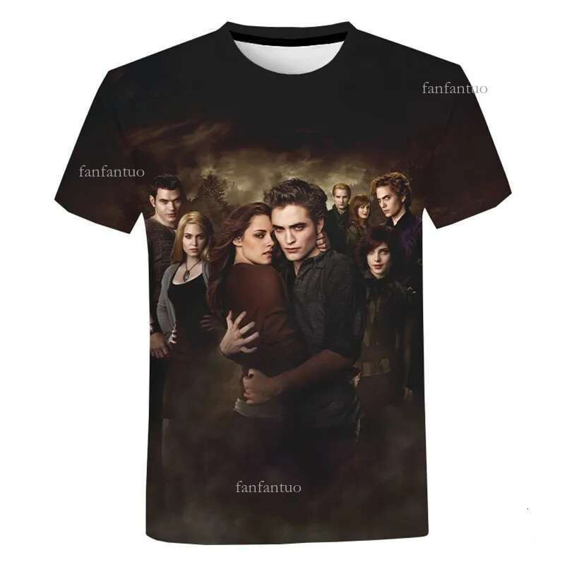 The Twilight Saga 3D T-shirt Hot Movie Harajuku Streetwear Printed T Shirt Men Women Fashion Casual Funny T Shirt Tee Tops 210329
