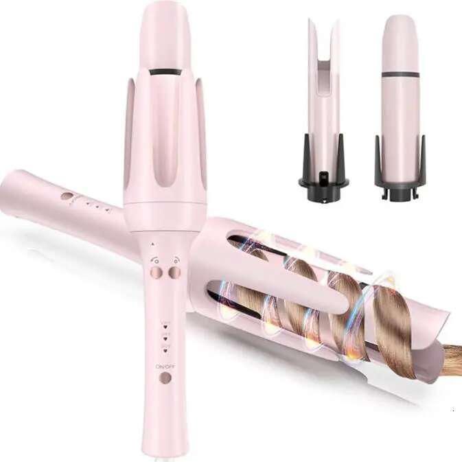 BESTOPE PRO Automatic Iron Curler, Replaceable Curg Wand with 2 Sizes Barrel (1", 1.25") & 3 Temps, Hair Waver