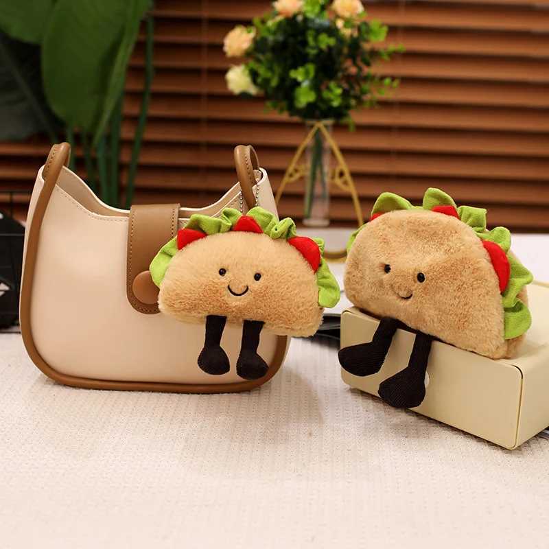 Jelly Cat Fun Burger Pizza Corn Roll Doll Cute Stuffed Doll Soda Doll Gift Childrens Toy W250107