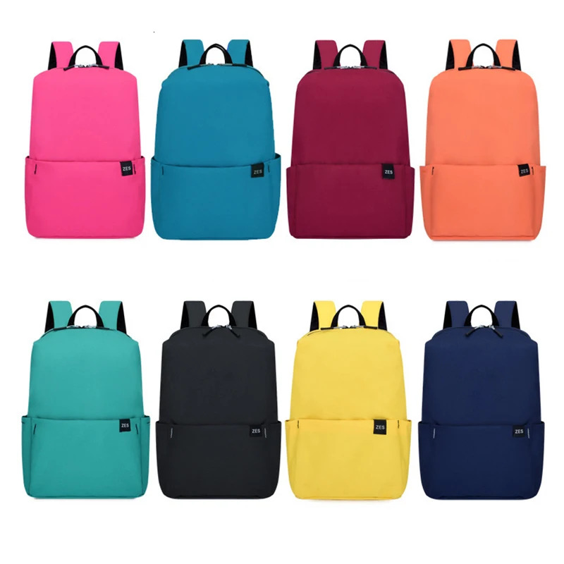Unisex Multi-Color Multi-Size Backpacks Letter Print Custom Men Women Waterproof Fashion College Small School Bag Backpack