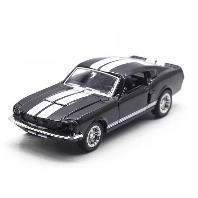 1 32 alloy die-casting stang GT ic retro model pull back micro car replica used for childrens collection gifts W250106 Free shipping