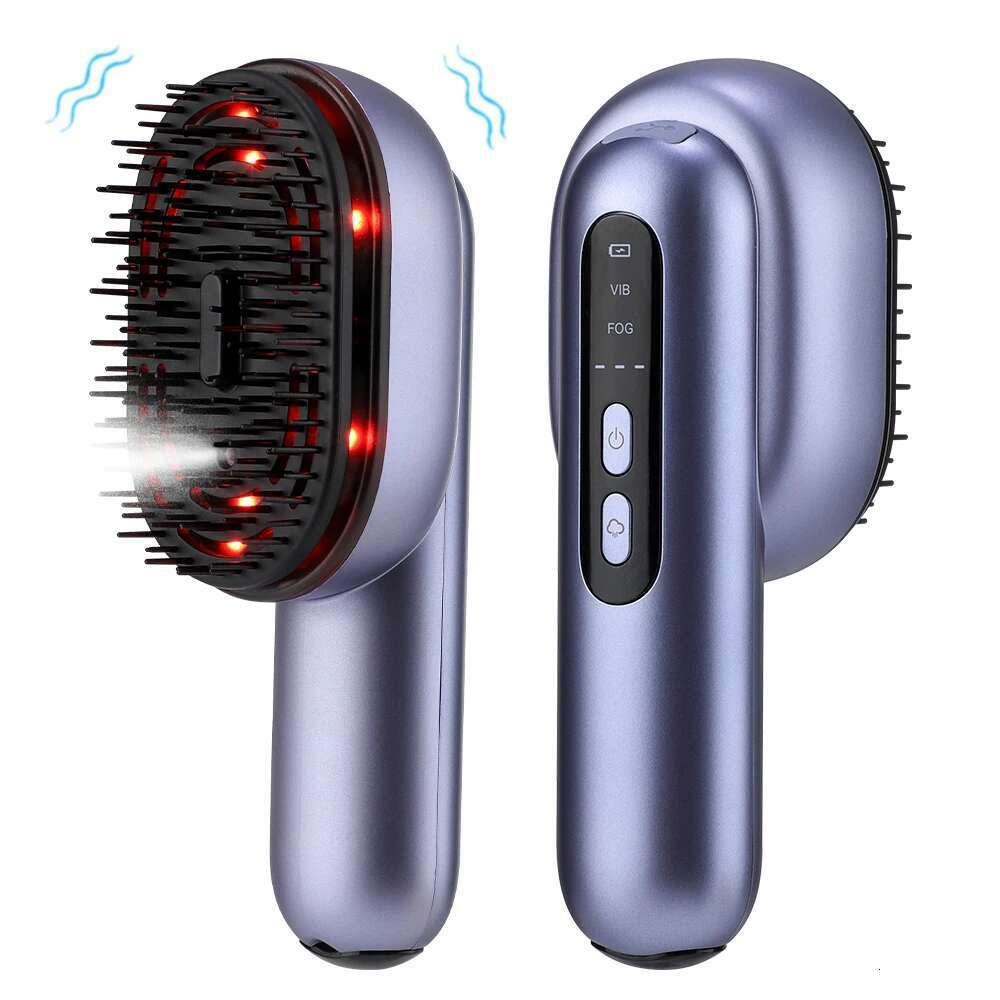 Care Massage Comb Mist Spray Growth Head Scalp Massager Red Light Treatment Anti Hair Loss Guide Liquid Applicator
