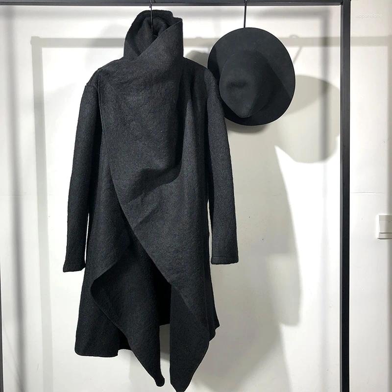 Mens Jackets Owen Seak Men Jacket Casual Coat High Street Dark Clothing Spring Black Outer Garment Wear