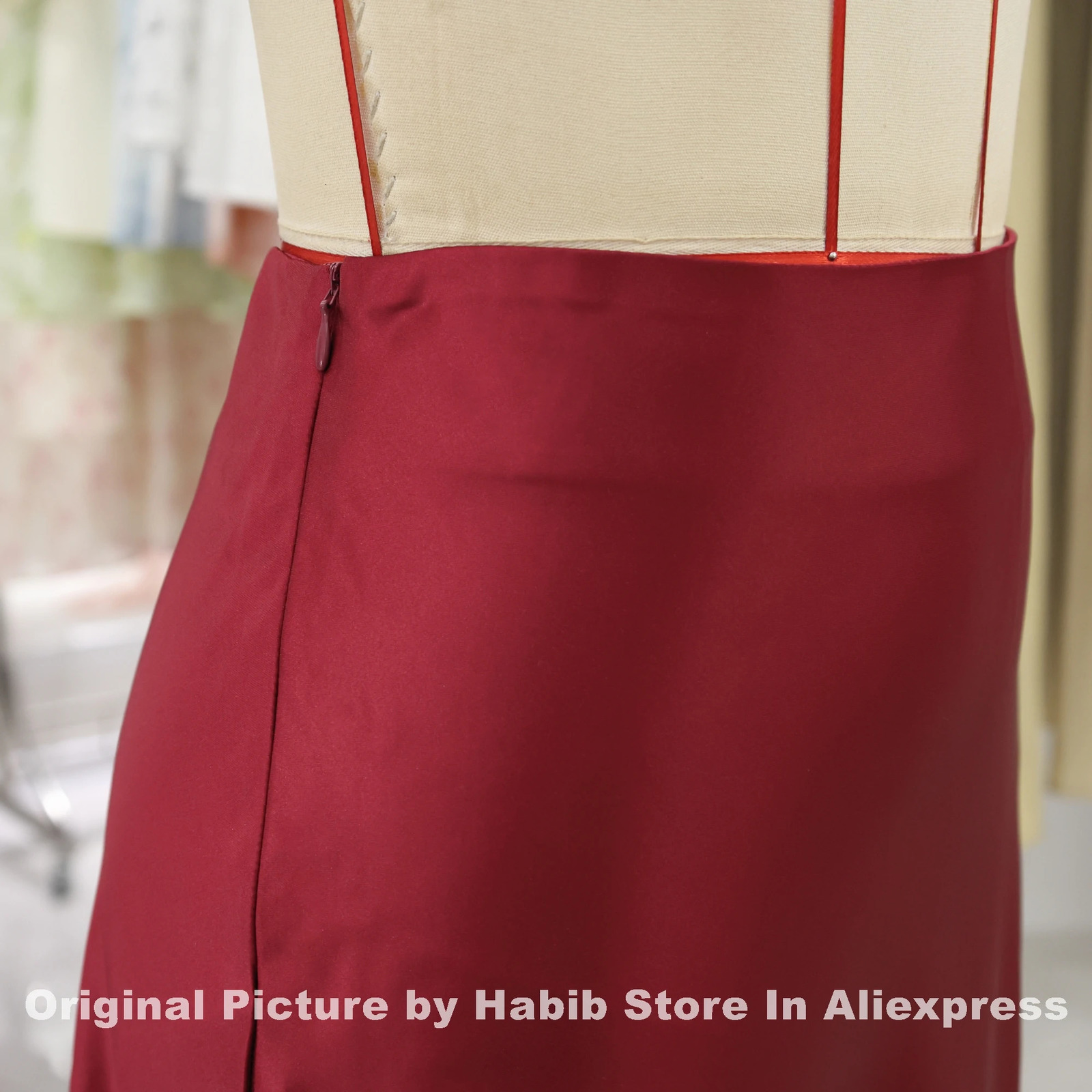 Satin Skirts for Women Korean Style Champagne Office High Waist Aline Skort Fashion Elegant Solid Long Pencil Skirt Silk Like 250106