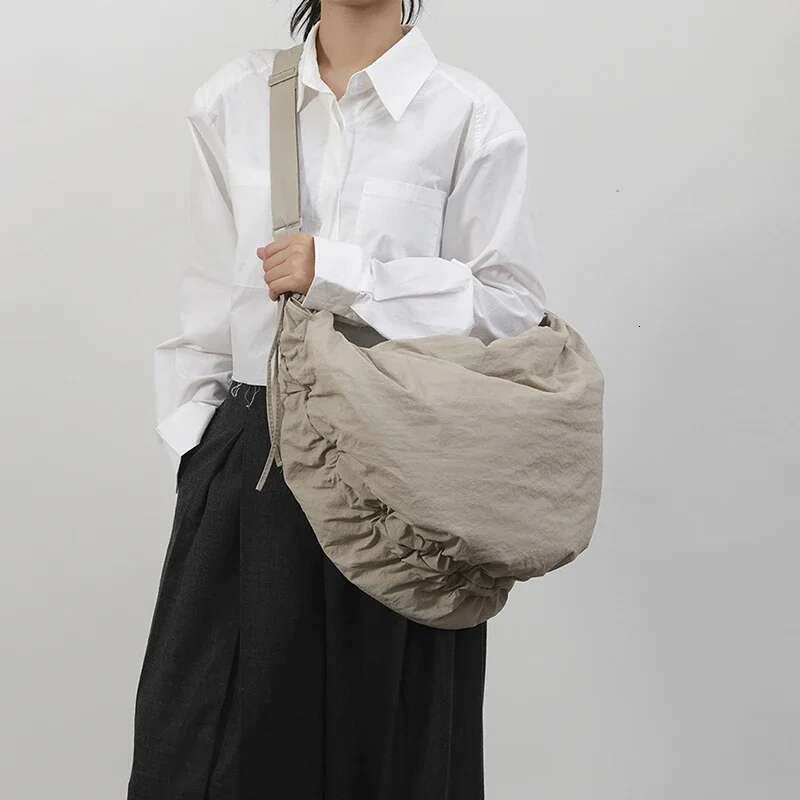 Ddmymoon Design Nylon Large Soft Shoulder Crossbody Bag for Women 2024 Winter Trend Fashion Y2K New Underarm Bags Handbags