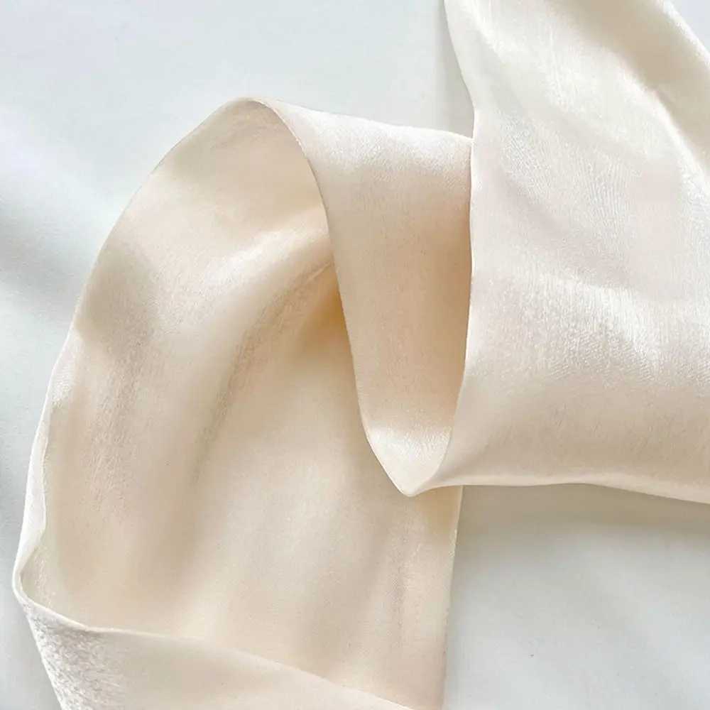 Packaging neck cover cross scarf fake collar satin cross collar solid color scarf fashionable womens clothing accessories W250107