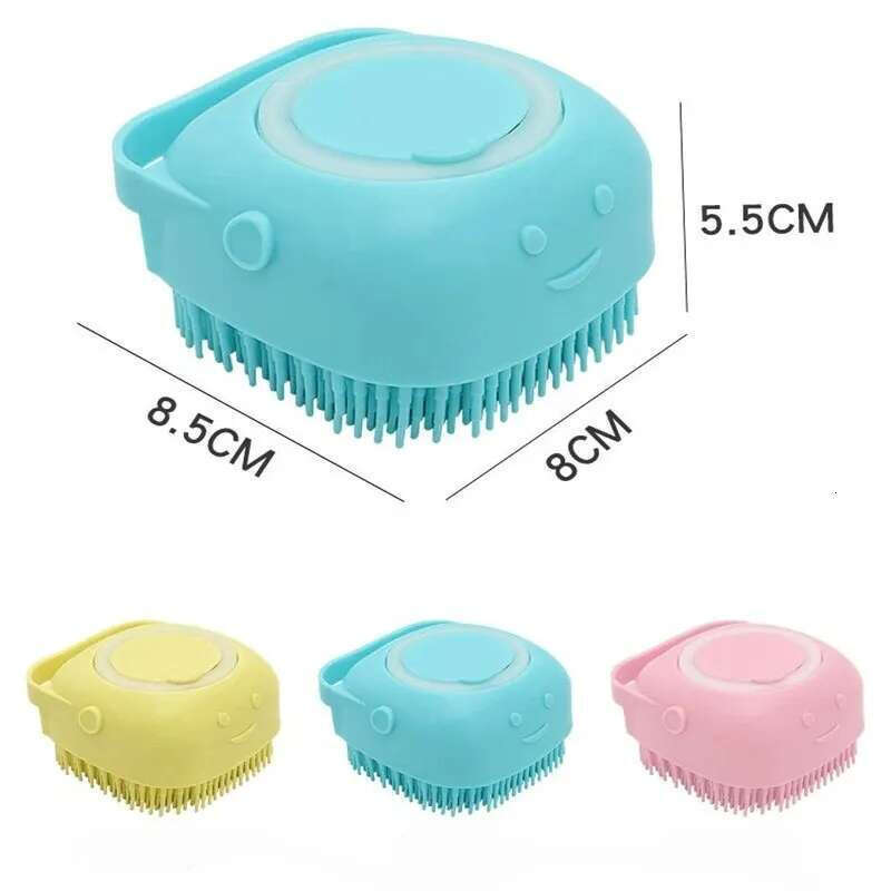 Bathroom Puppy Big Dog Cat Bath Massage Gloves Brush Soft Safety Silicone Pet Accessories For Dogs Cats Tools Mascotas Products