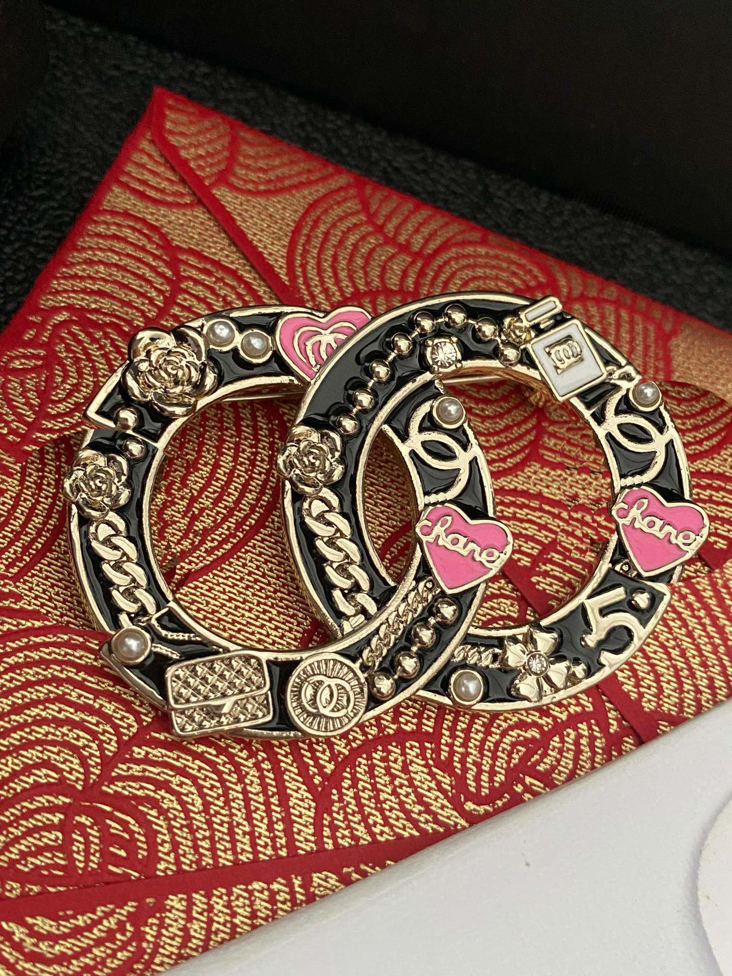 20style High Quality Brooches Designer Crystal Pearl Letter Brooch Pins Fashion Jewelry Unisex Broochs Party Gifts