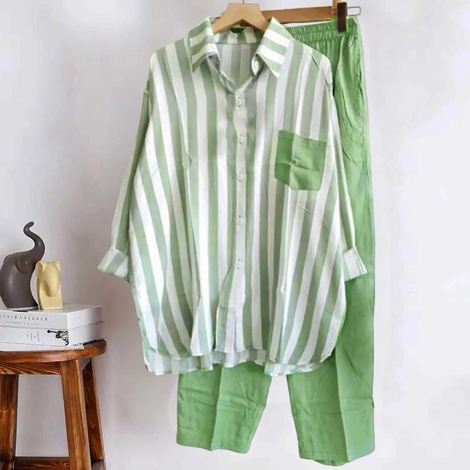 Women Tracksuit Two Piece Set 2022 Summer Cotton Linen Casual Loose Solid Blouse T-shirt Wide Leg Pants Suit Outfits 2 Piece SetXJ250106