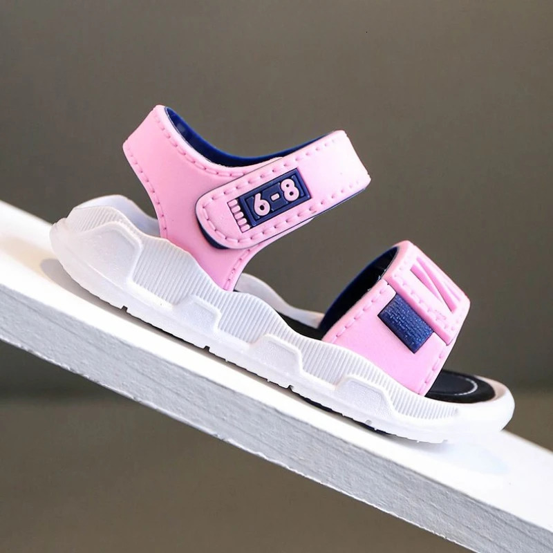 Summer Kids Sandals Baby Girls Shoes Boy Soft Sole Non-slip Rubber Boys Girls Sandals Toddler Childrens Shoes 2-10 Years 250106