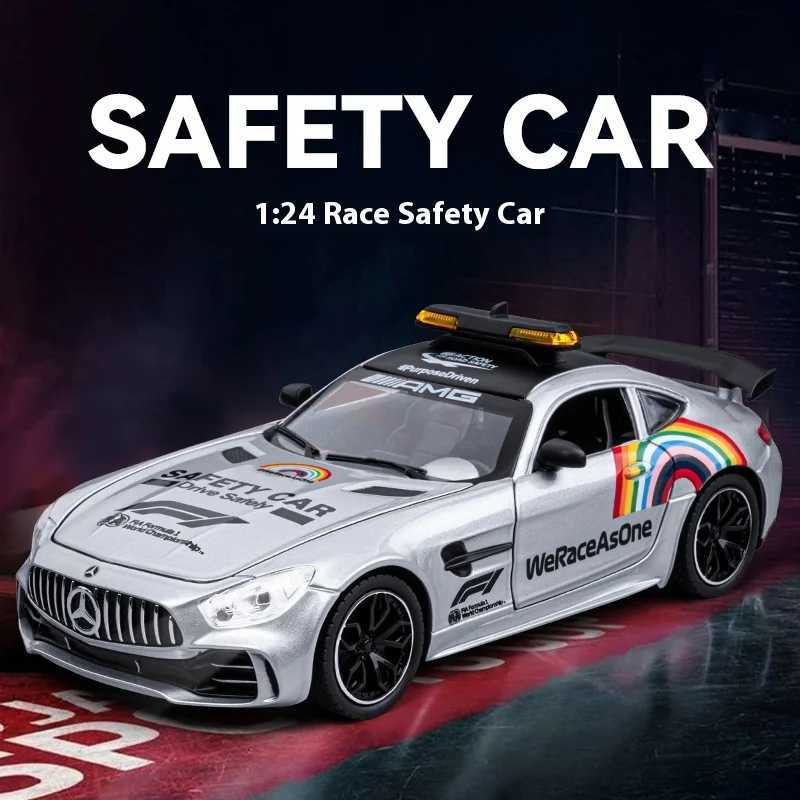 1 24 level AMG safety car F1 racing replica alloy model with lights suitable for racing enthusiasts to collect W250106