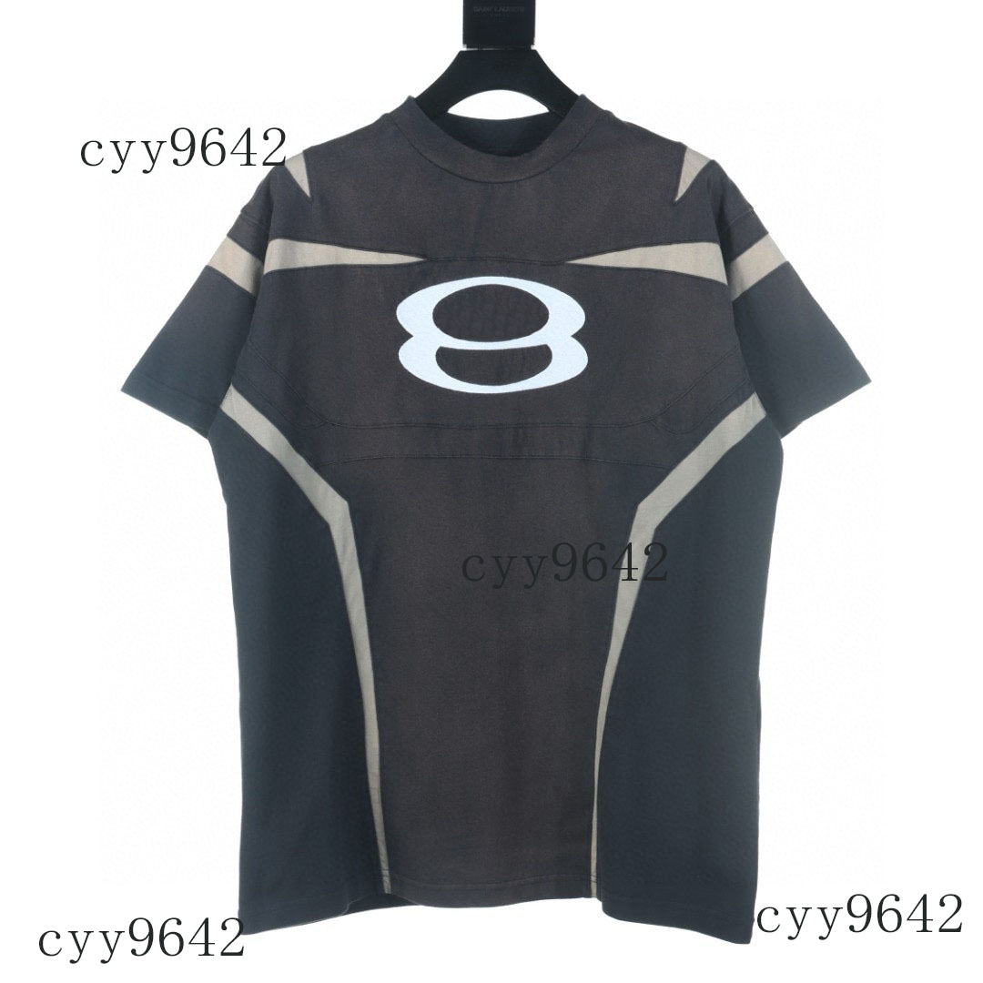 Men's Plus Tees & Polos Round neck embroidered and printed polar style summer wear with street pure cotton 7G5442