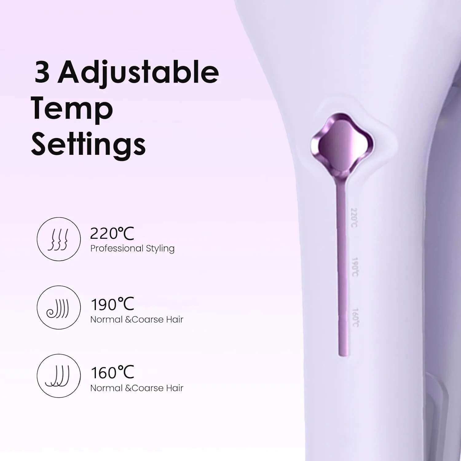 Crimper 1.4 Inch Deep Waver Hair Tool 3 Barrel Ionic Waves Curg Iron for Women Wavy Curler