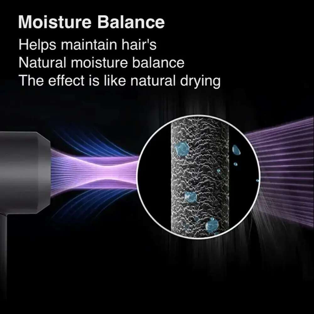 Household High-Power High-Speed Professional Negative Ion Protection Bladeless Hair Dryer Quick Drying