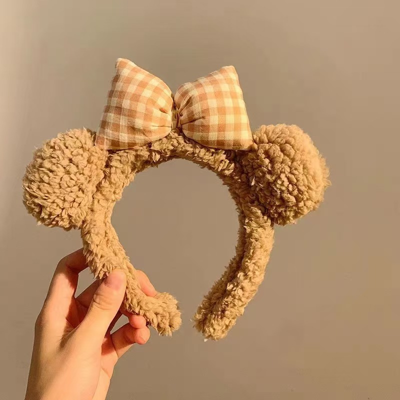 High head wide edge facial cleanser pressure hairpin sweet and fresh headband cute cartoon decoration hair accessory