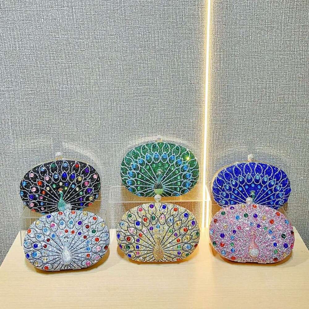 New Pea Dia Set Handbag, European And American Retro Style Party Bag, Birthday Wedding Single Shoulder Crossshoulder Banquet Bags