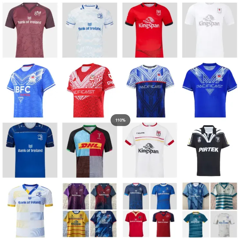 2024 2025 SAMOA TONGA ULSTER Leinster MUNSTER Harlequins Kiwis rugby jersey home away 24 25 EUROPEAN ALTERNATE Ireland irish club shirt