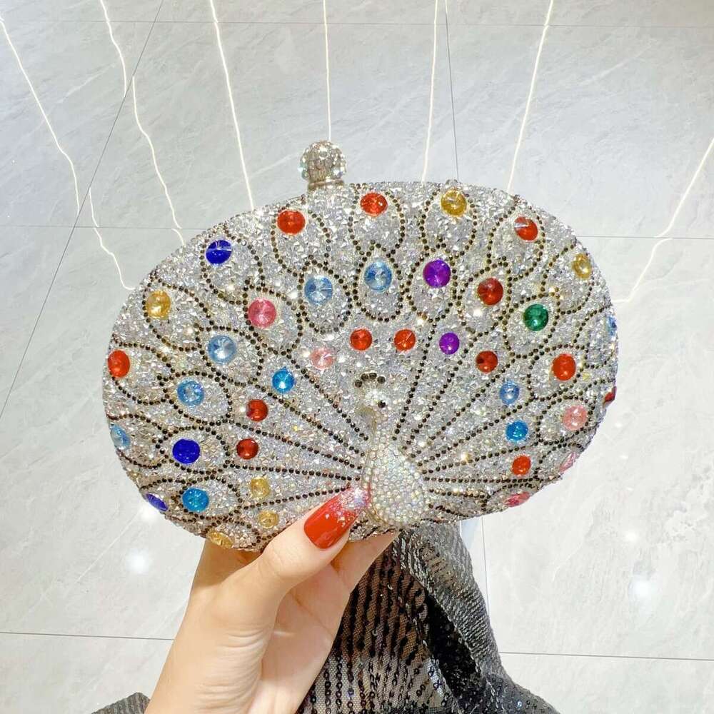 New Pea Dia Set Handbag, European And American Retro Style Party Bag, Birthday Wedding Single Shoulder Crossshoulder Banquet Bags