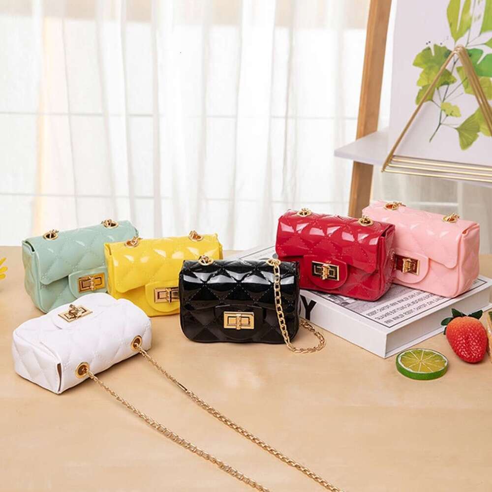 2025 Women PVC Leather Shoulder Bag cross body bag Candy Solid Color Chain Bag Women's Classic Wallet Satchel Bag Portable Casual Small Square Ba