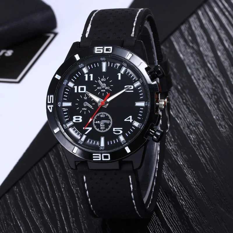 Kegllect Men Quartz Watch Silicone Strap Business Fashion WatchesX250107