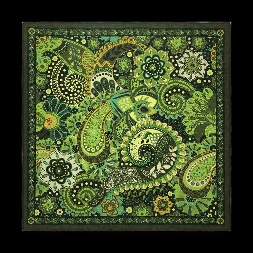 Fashion New Design Womens Beautiful Flowers Retro Hip Hop 100% Cotton Bandana Square Scarf Headband Paisley Women/Girls Gift W250107