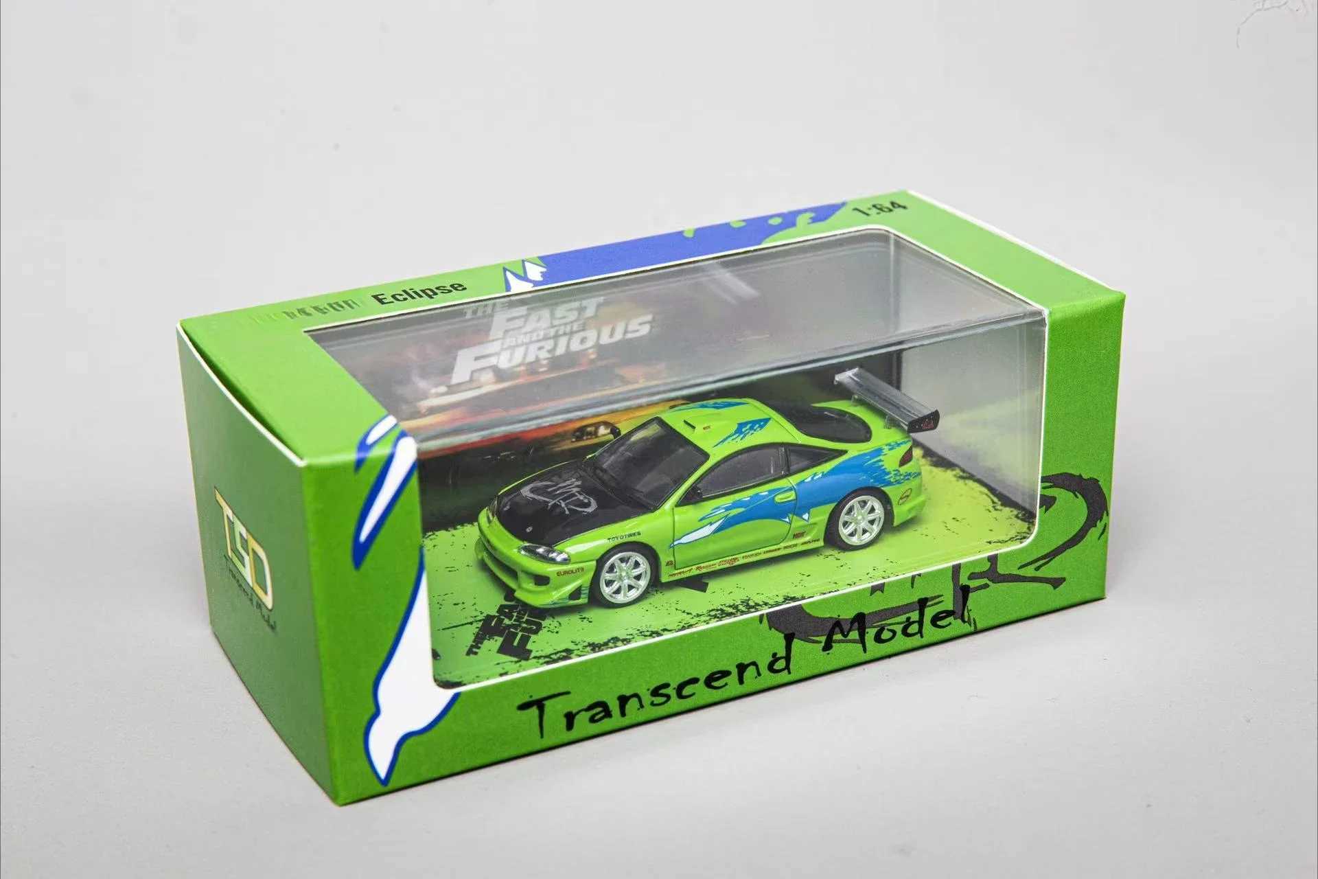 Beyond Model 1 64 Eclipse Rapid and Angry Edition Die Casting Model Car W250106