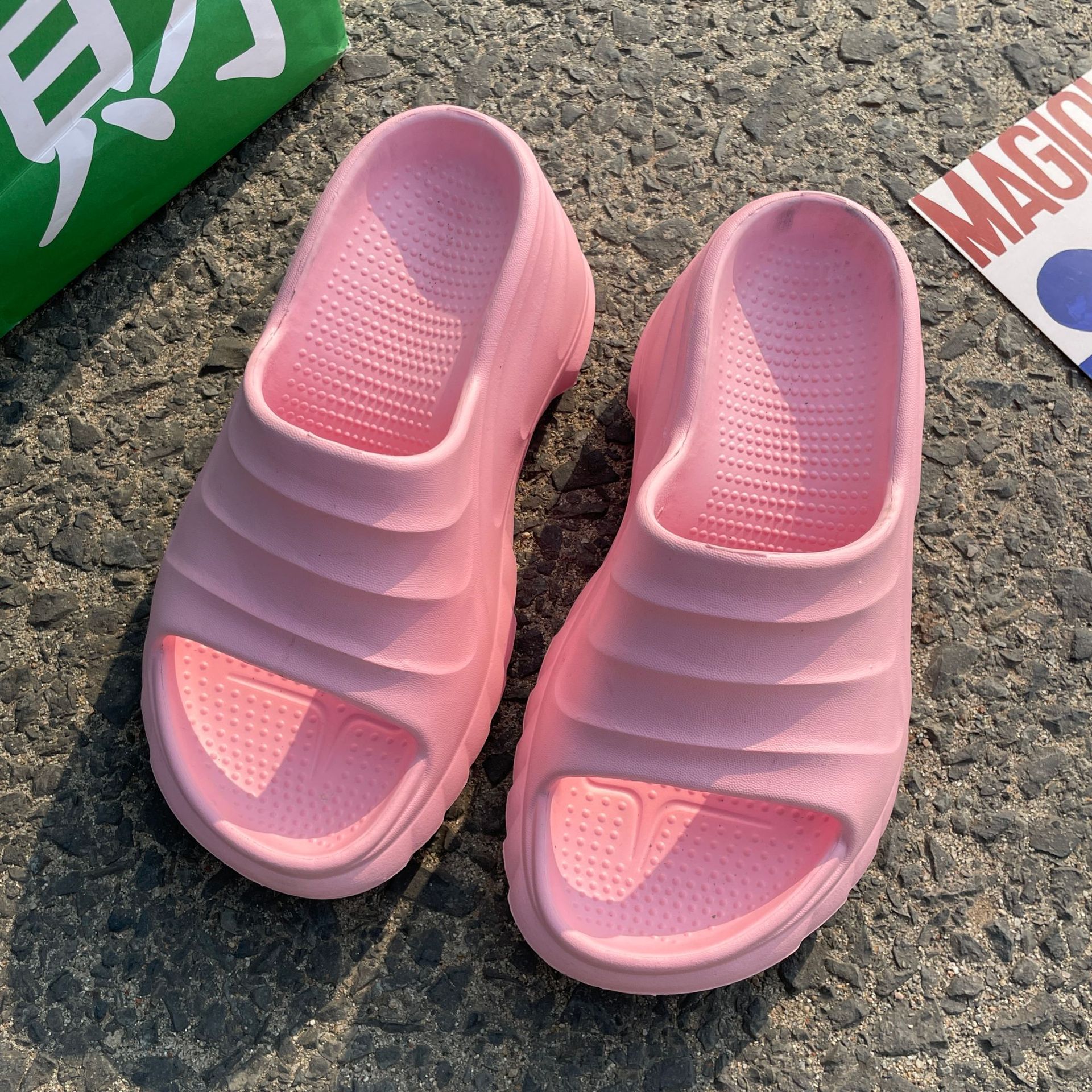 Free Shipping new slides designer Slippers for womans sandals black white Platform slipper outdoor Indoor shoes women 0d26 e5d