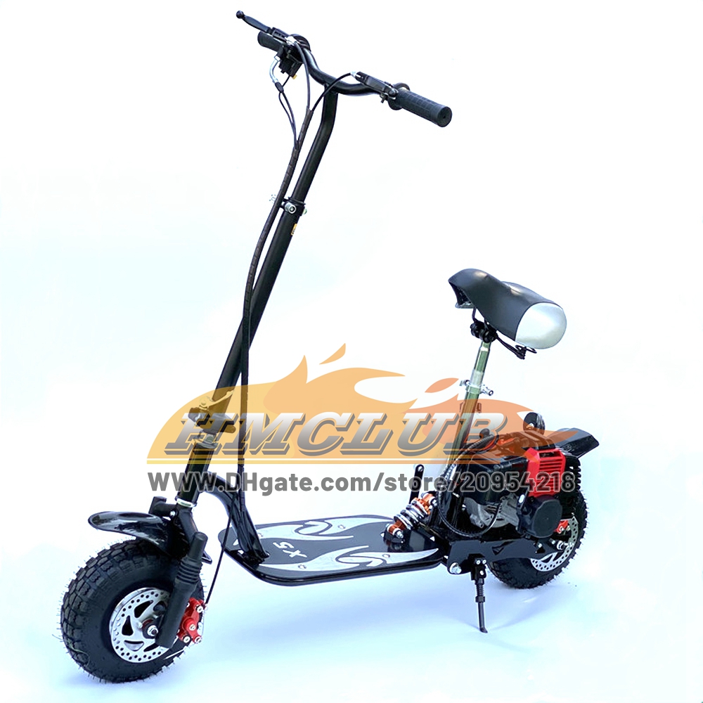 2025 New Men Women Adult Folding 2Wheels Mini Motorcycle 49CC 50CC 4 Stroke Mountain Gasoline Scooter OFF-Road Real Superbike Power Racing MOTO Bike B