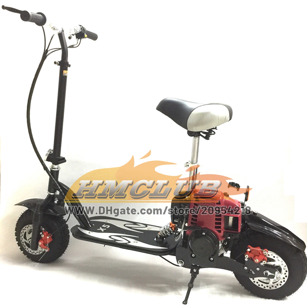2025 New Men Women Adult Folding 2Wheels Mini Motorcycle 49CC 50CC 4 Stroke Mountain Gasoline Scooter OFF-Road Real Superbike Power Racing MOTO Bike B