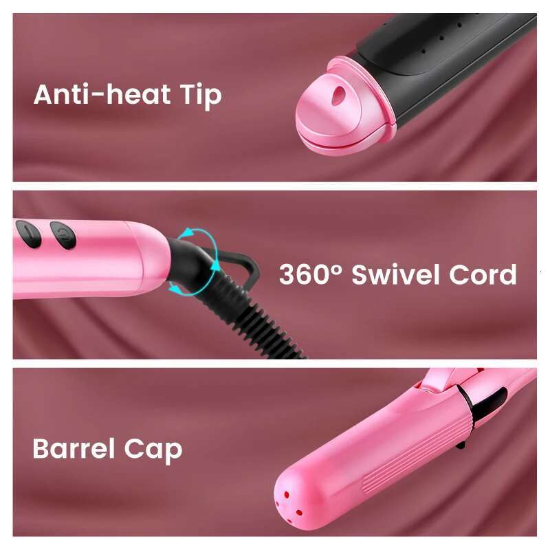 Professional curg 2 in 1 Straightener and Curler Portable curler Ceramic Hair Straighten iron 809I