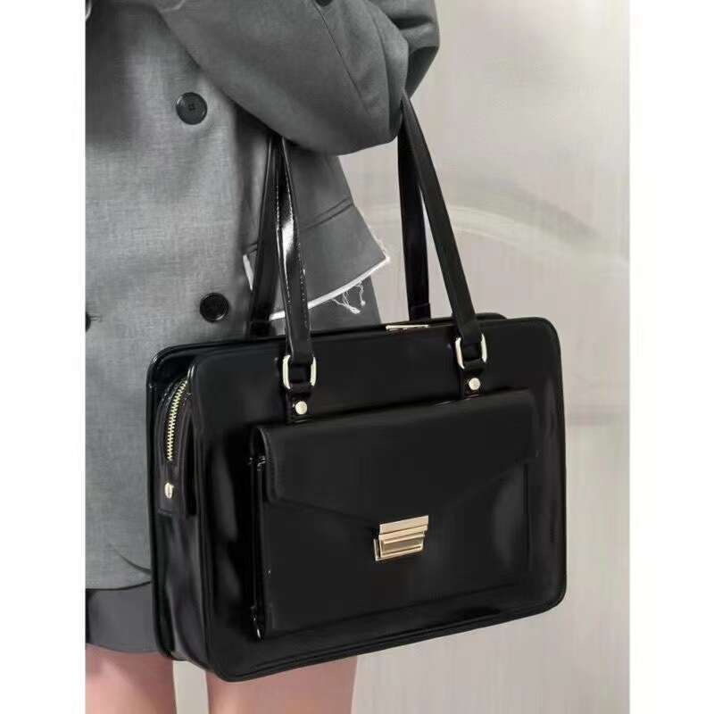 Campus Academy Literature Art Postman Leisure and Minimalist Business Travel Portable Briefcase Versatile Commuting JK Bag