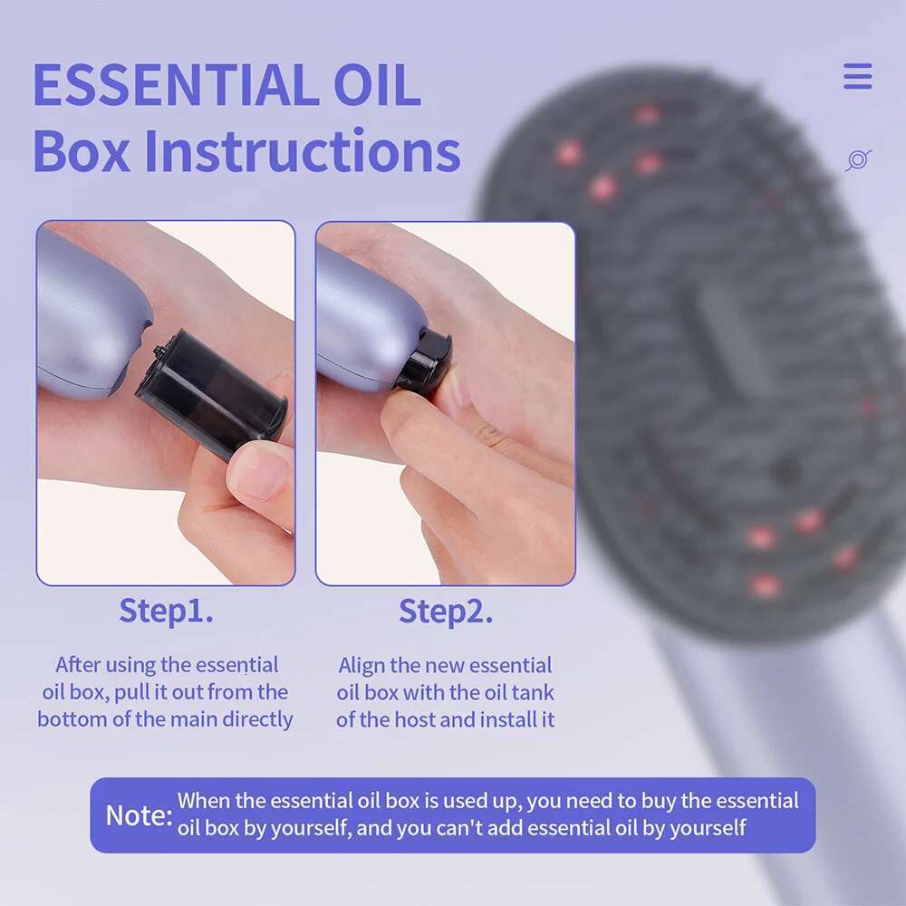 Care Spray Comb Vibration Scalp Massage Hairbrush Head Massager Sprayer Atomizing Brush Hair Oil Applicator